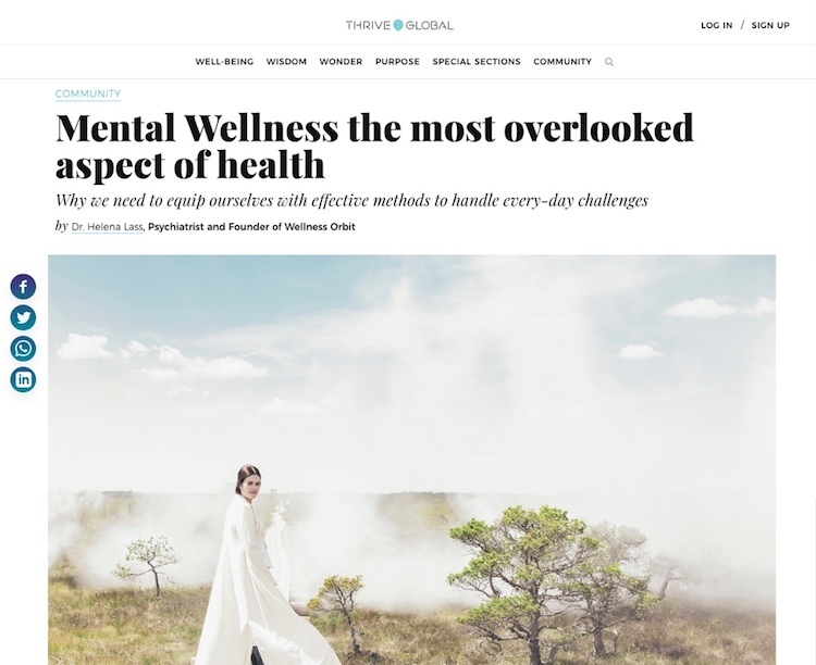 Mental Wellness the most overlooked aspect of health