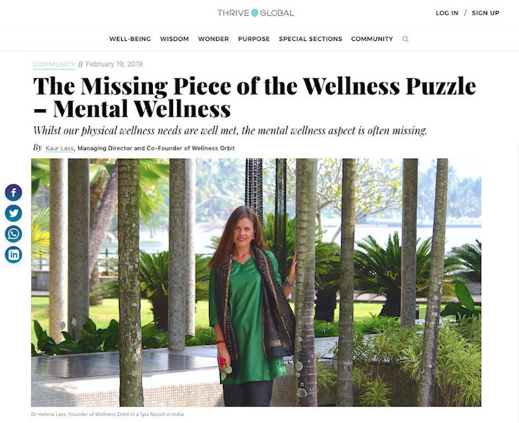 The missing piece of the wellness puzzle by Kaur Lass