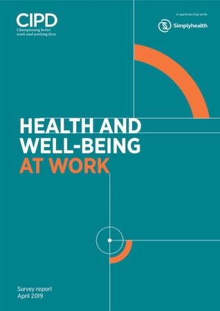 CIPD report Health and Wellbeing At Work