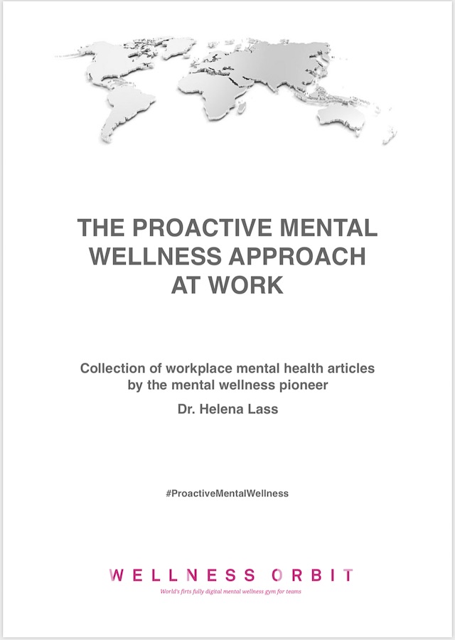The Proactive Mental Wellness Approach at Work