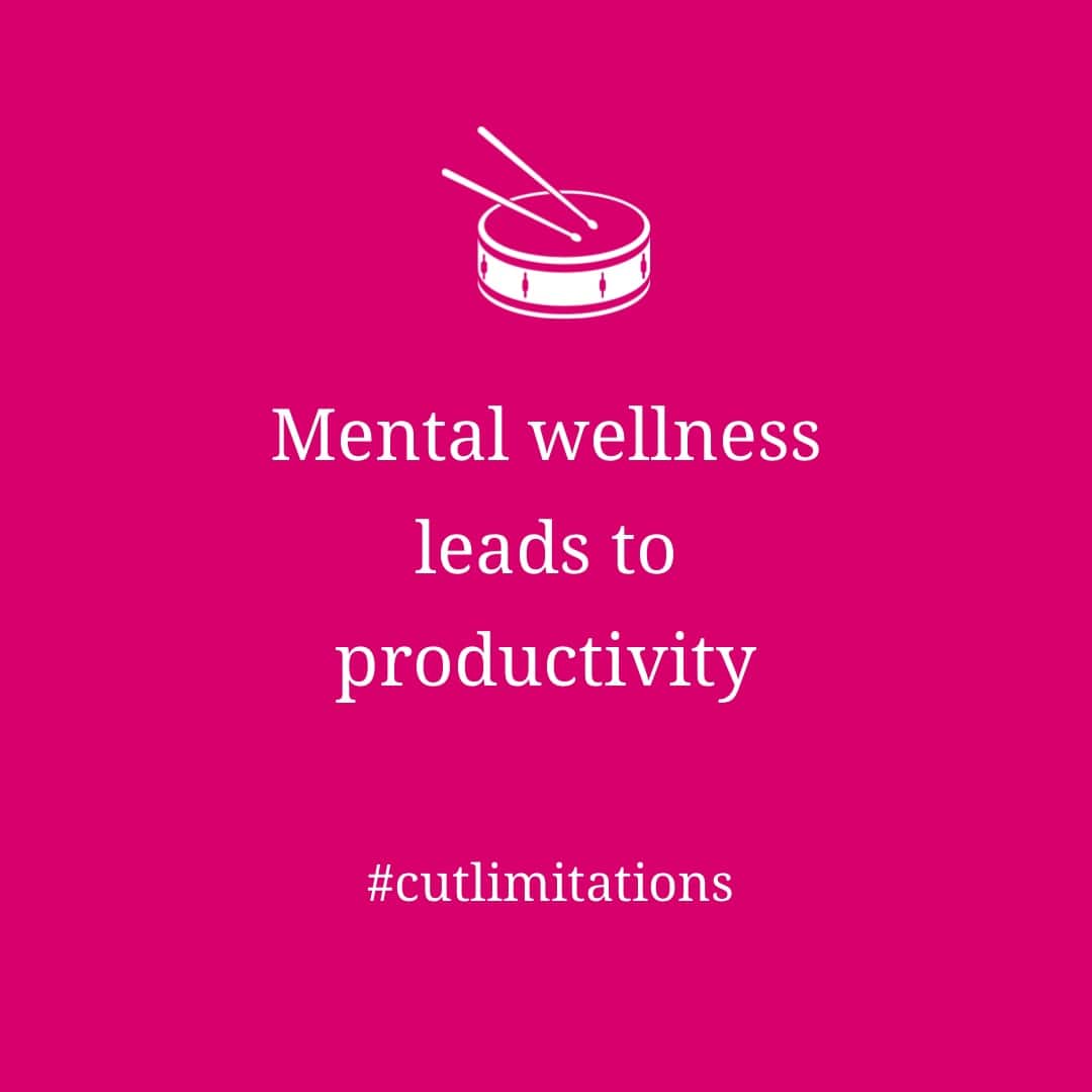 Mental wellness leads to productivity