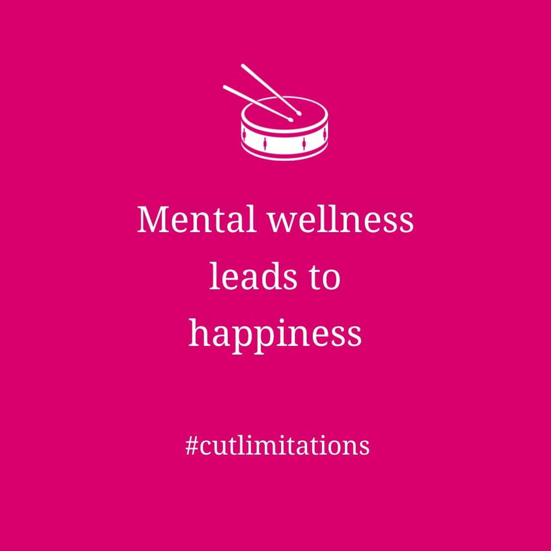 Mental wellness leads to happiness