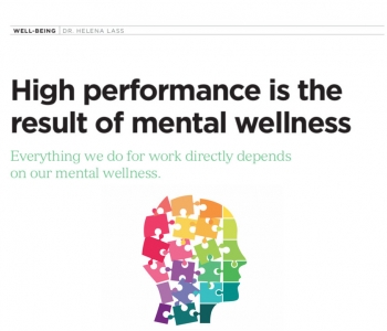 Dr. Lass has Mental Wellness Article featured in New Zealand HR magazine!