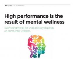 Dr. Lass has Mental Wellness Article featured in New Zealand HR magazine!